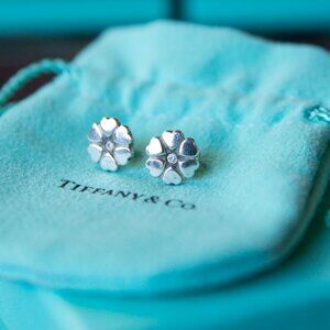 Tiffany & Co. Crown of Hearts Diamond Flowers earrings
